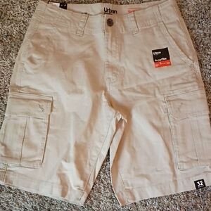 Urban Pipeline Khaki Cargo Shorts - Light Tan